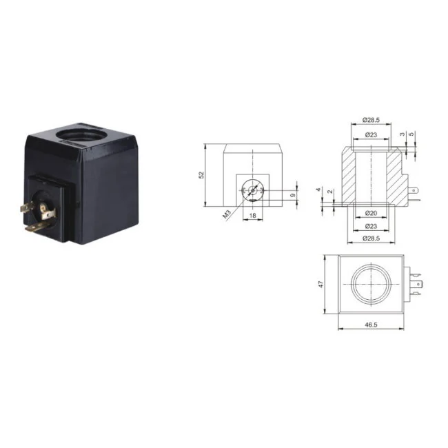 Bobina solenoide idraulica